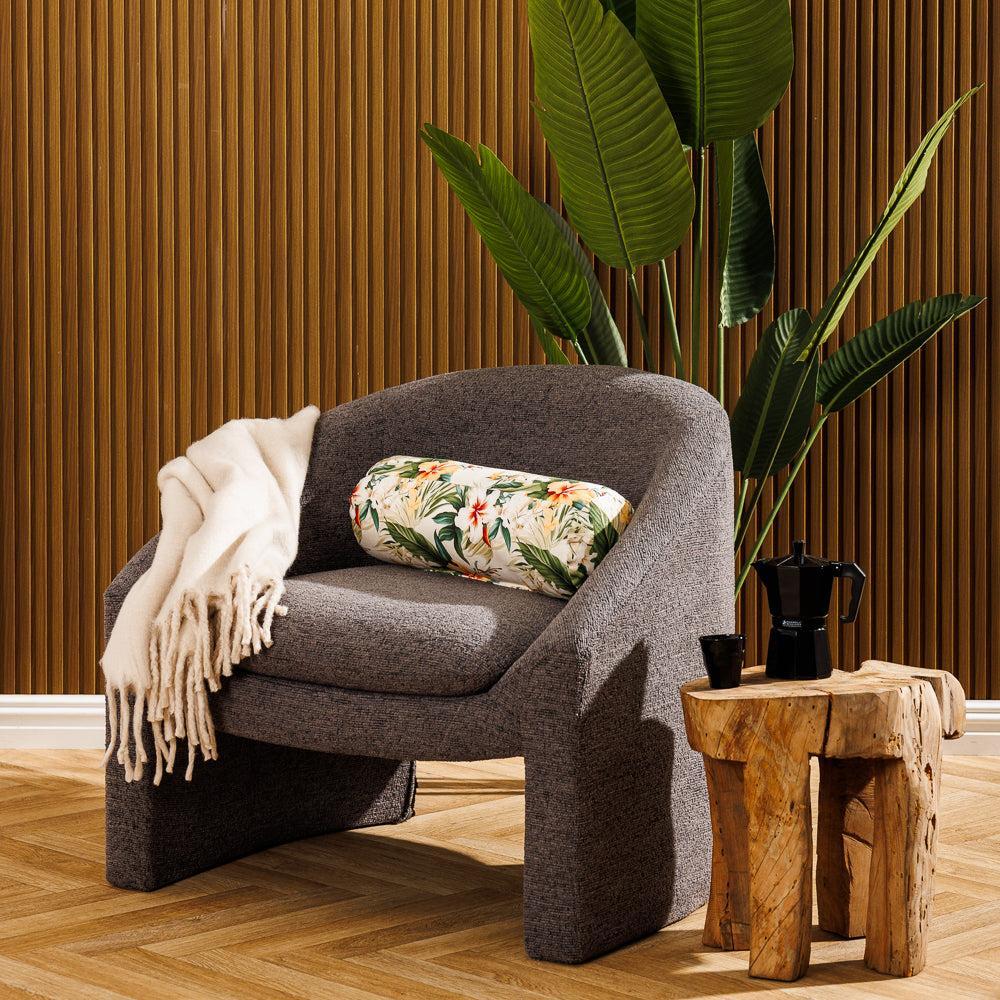 Home.Life Luxe Collection Golden Hibiscus Bolster-Bolster