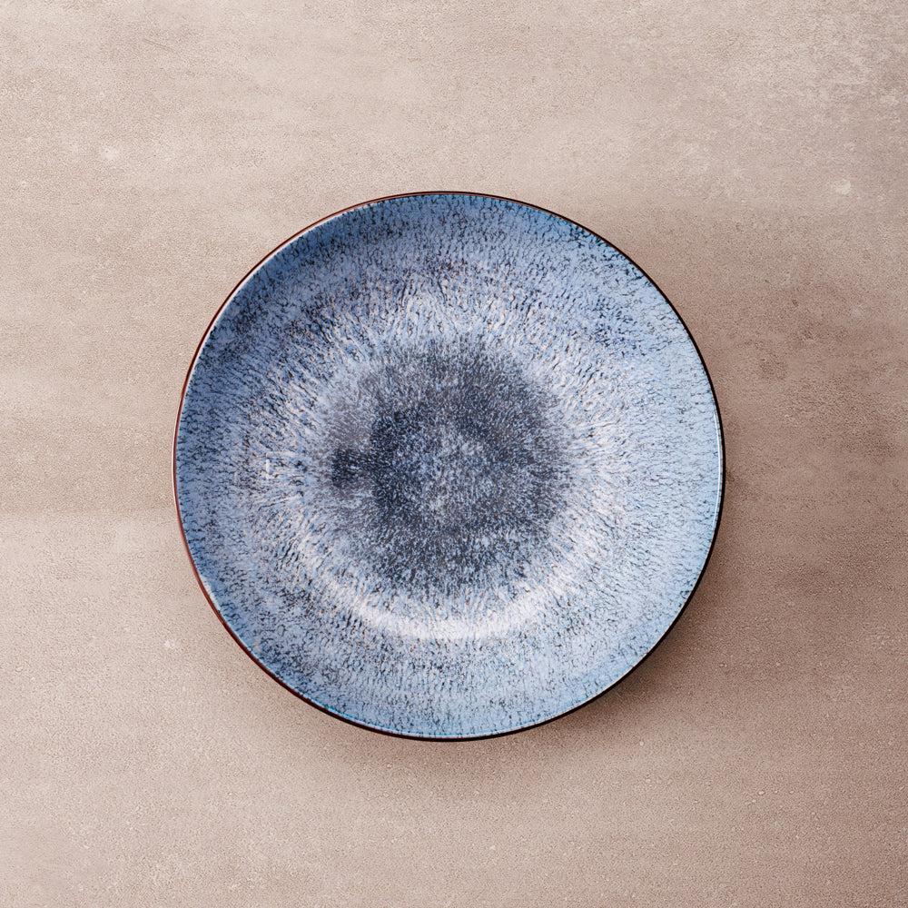 Home.Life Marbled Salad Bowl Blue Haze-Bowls
