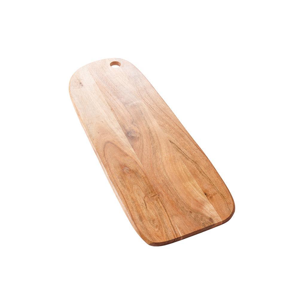 Oblong Wooden Serving Board with Hole-Wooden Board