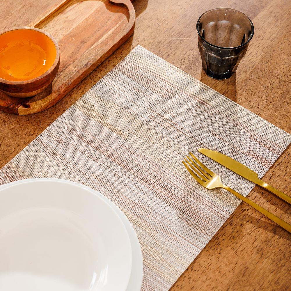 Home.Life Placemats Ripple Brown 6 Pack-Placemats