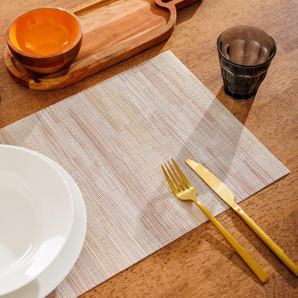 Home.Life Placemats Ripple Brown 6 Pack-Placemats