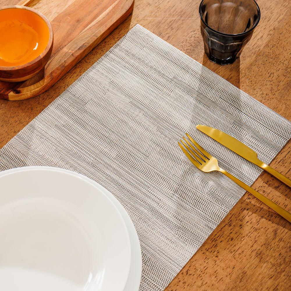 Home.Life Placemats Ripple Grey 6 Pack-Placemats