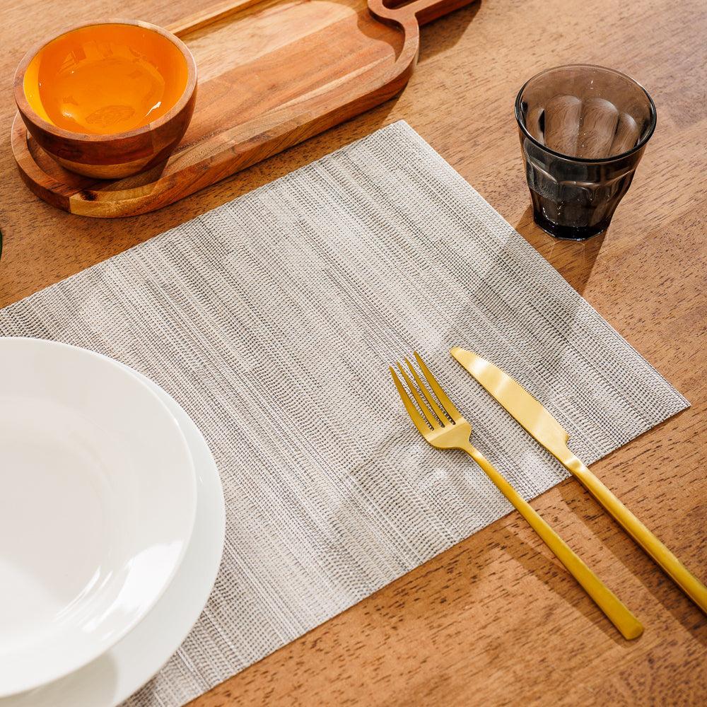 Home.Life Placemats Ripple Grey 6 Pack-Placemats