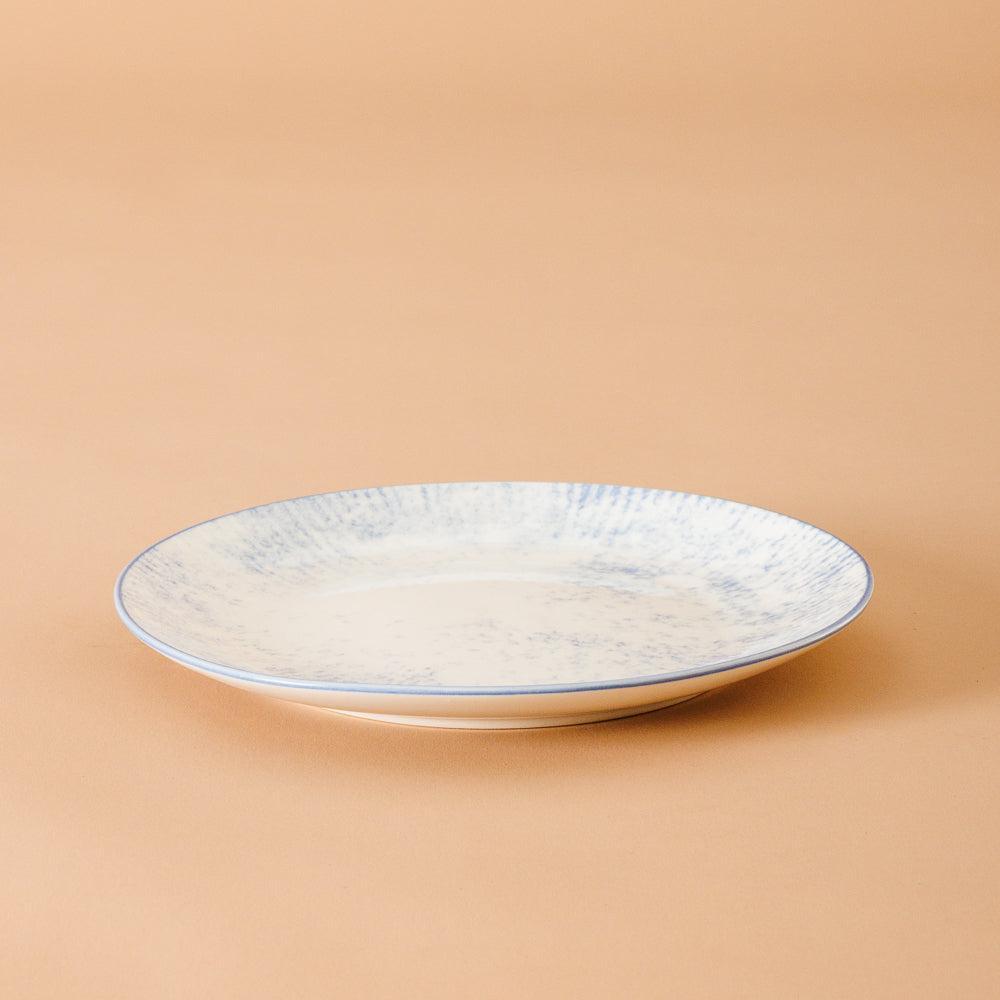 Home.Life Printed Glazed Side Plate Sky Haze-Plates