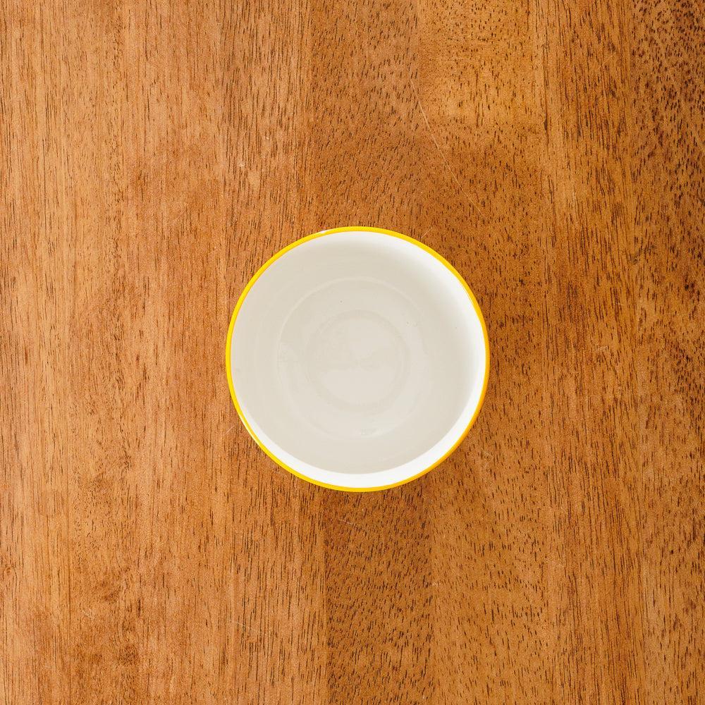 Home.Life Printed Glazed Soup Bowl Golden Haze-Bowls