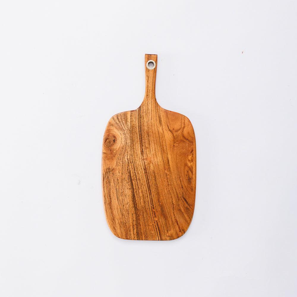 Home.Life Rectangle Chopping Paddle Boards Natural Set of 2-Chopping Boards