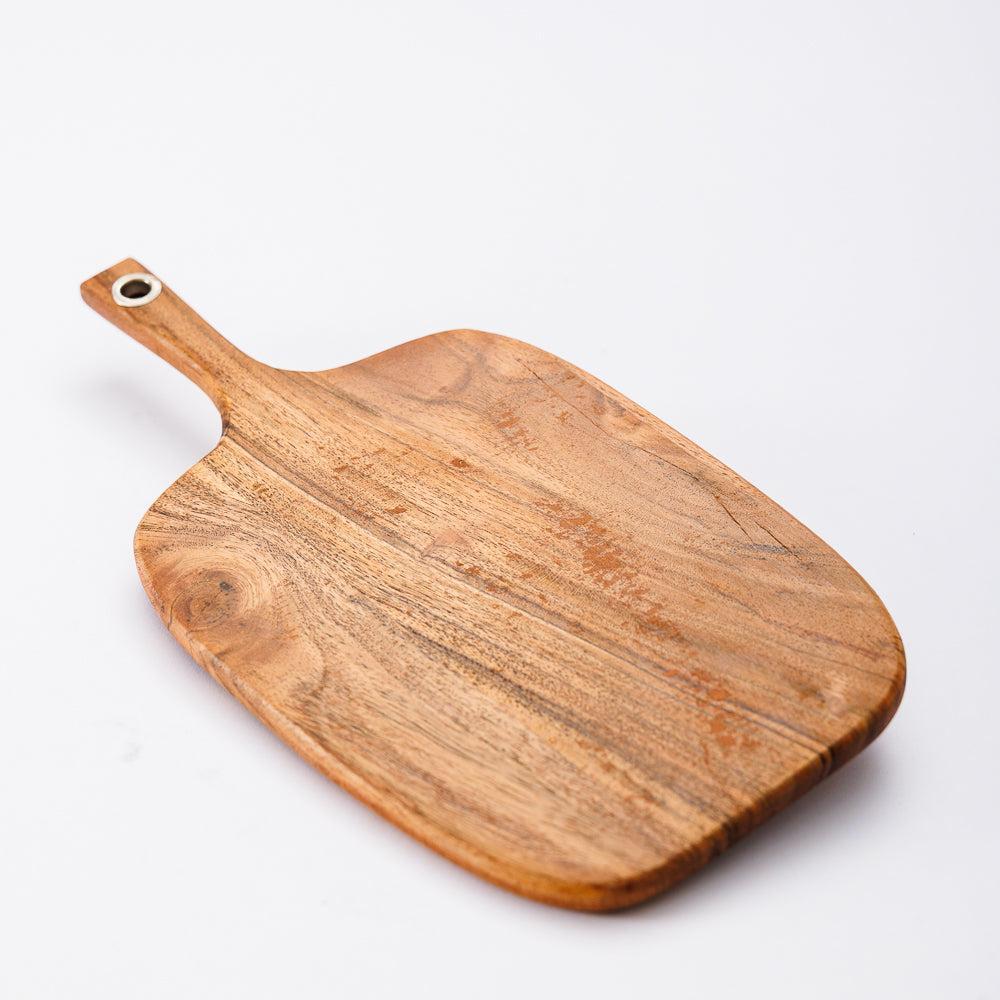 Home.Life Rectangle Chopping Paddle Boards Natural Set of 2-Chopping Boards