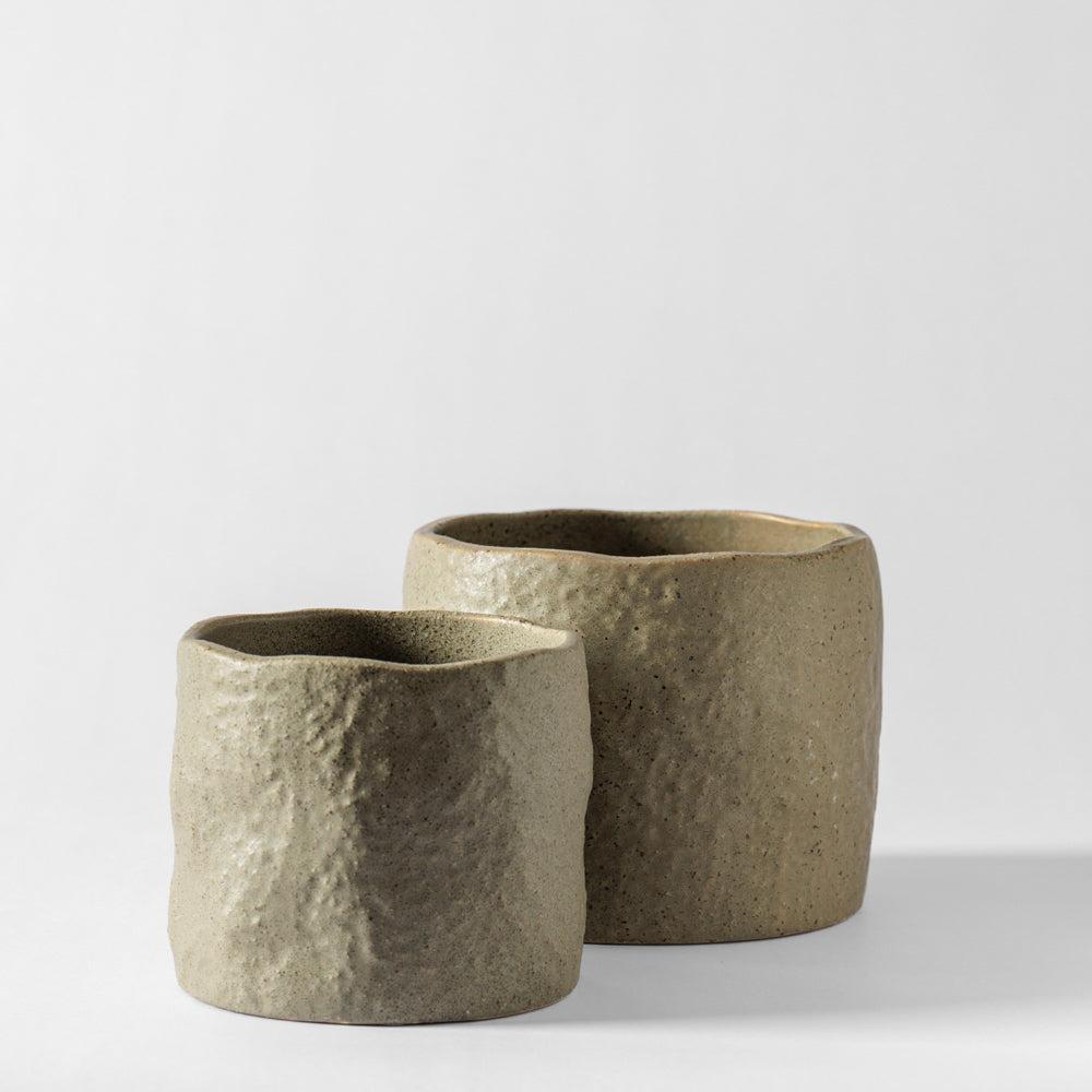 Home.Life Shaped Planter Organic Dusty Green-DÃ©cor