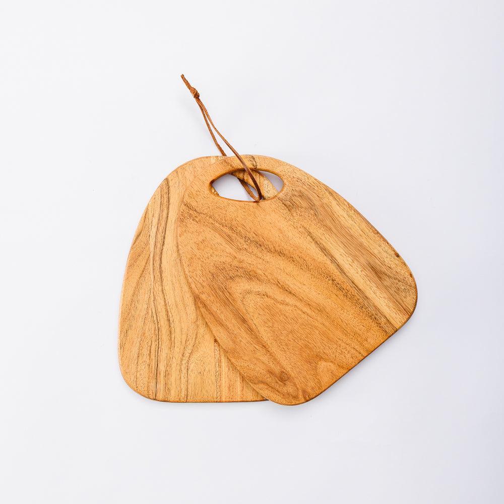 Home.Life Side Loop Chopping Boards Natural Set of 2-Chopping Boards