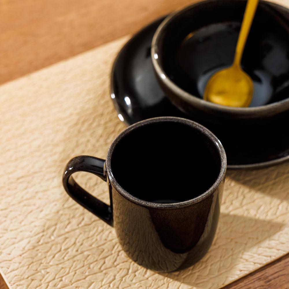 Home.Life Stoneware Mug Ebony-Mugs