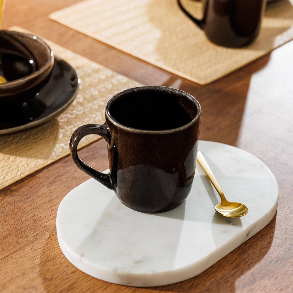 Home.Life Stoneware Mug Ebony-Mugs