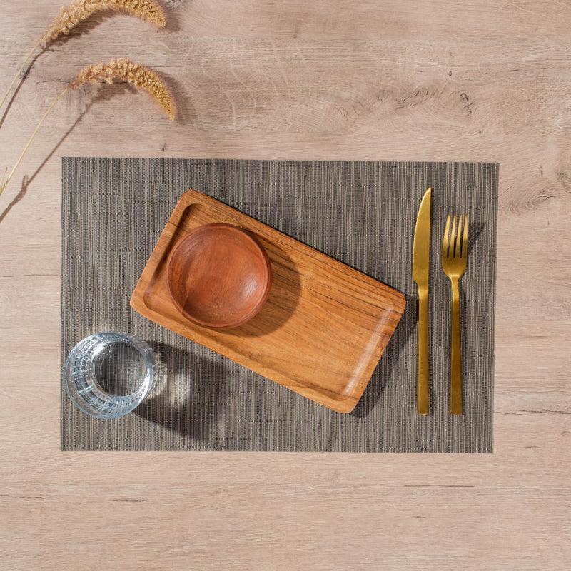 HOME.LIFE Placemat Woven 6 pack - Chocolate