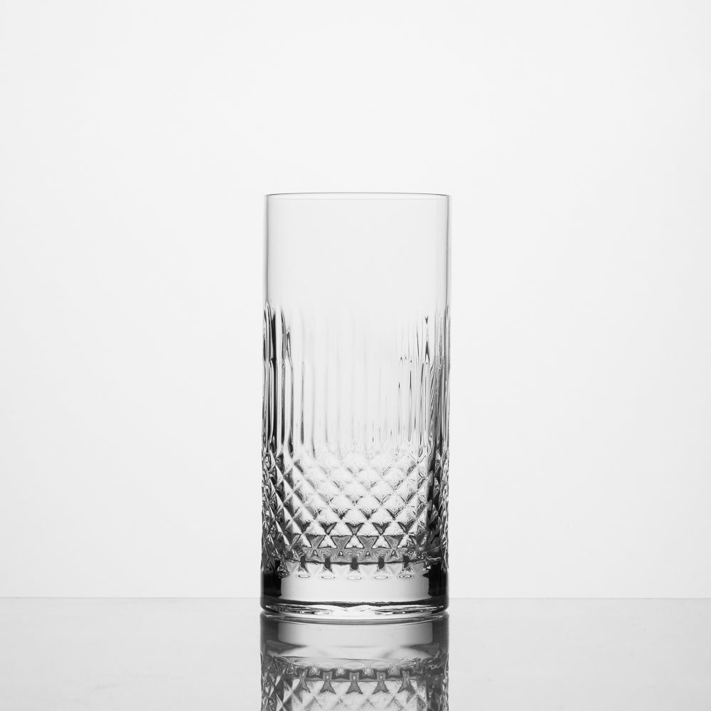 Luigi Bormioli Crystal Hi Ball Glasses Set of 4-Glassware