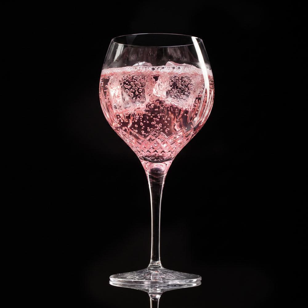 Luigi Bormioli Diamante Crystal Gin Glasses Set of 4-Glassware