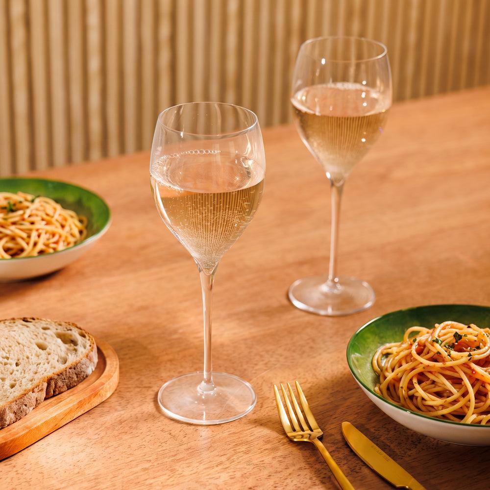 Luigi Bormioli Magnifico Crystal Wine Glasses Set of 4-Glassware