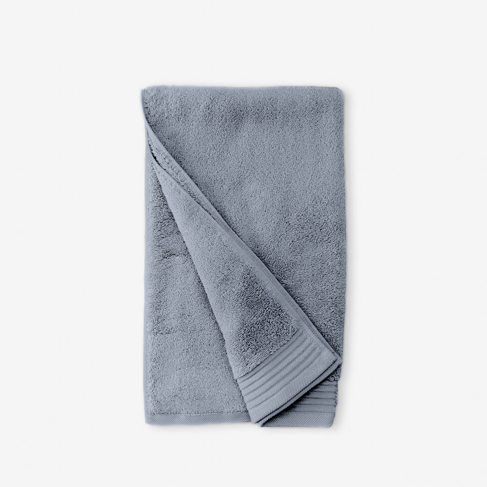 Luxury Egyptian Cotton Zero Twist Towels Ash Blue-Towels