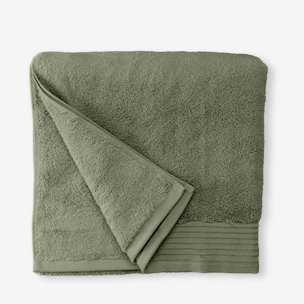 Luxury Egyptian Cotton Zero Twist Towels Moss-Towels