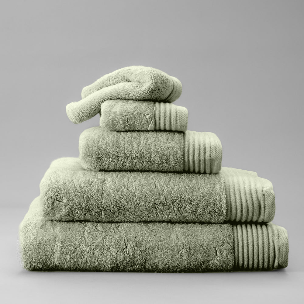 Luxury Egyptian Cotton Zero Twist Towels Moss-Towels