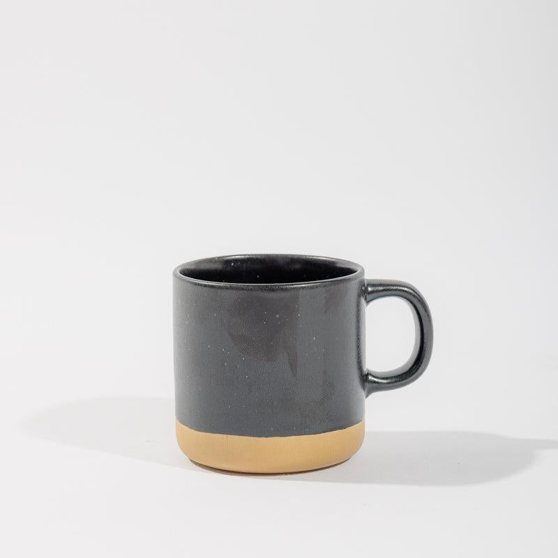 Bottom Rimmed Coffee Mug - Black-Mugs