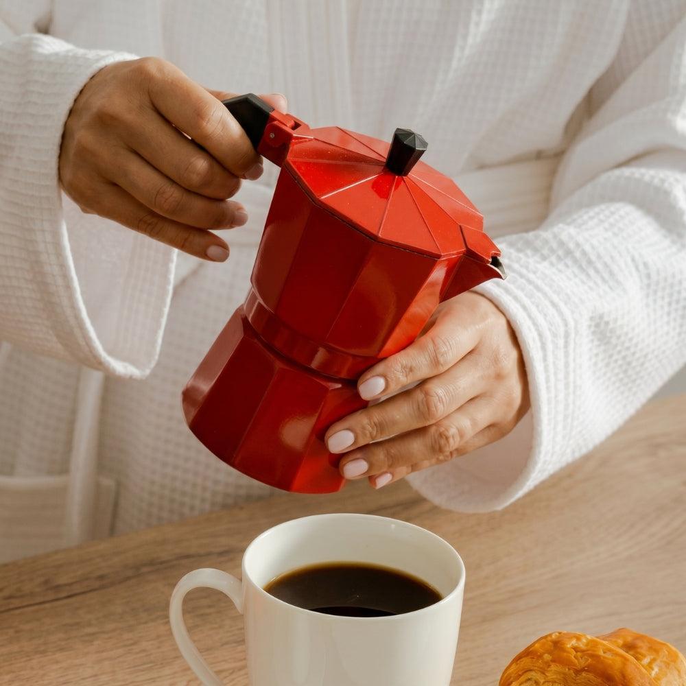 Maxwell Williams Blend Stovetop Espresso Maker Red-Espresso Maker