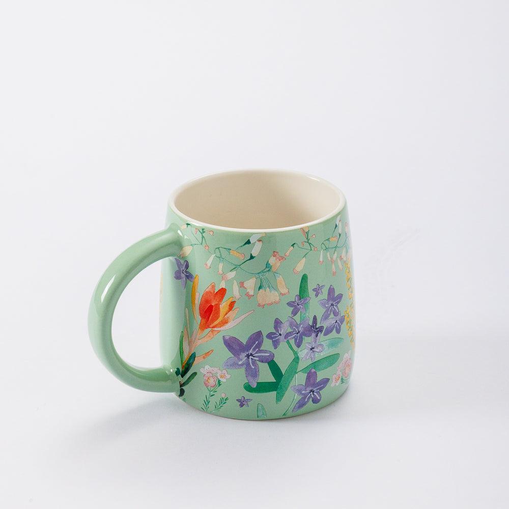 Maxwell & Williams Garland Mug Green-Mugs