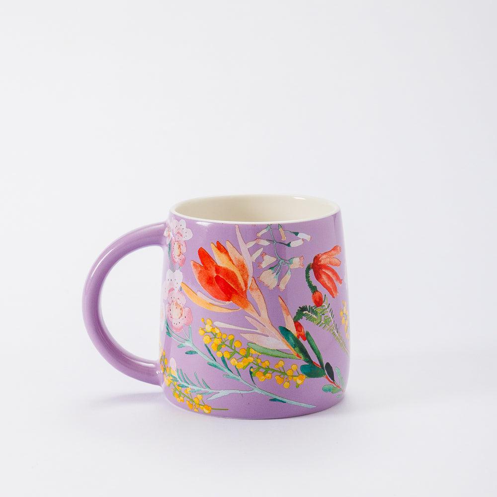 Maxwell & Williams Garland Mug Lilac-Mugs
