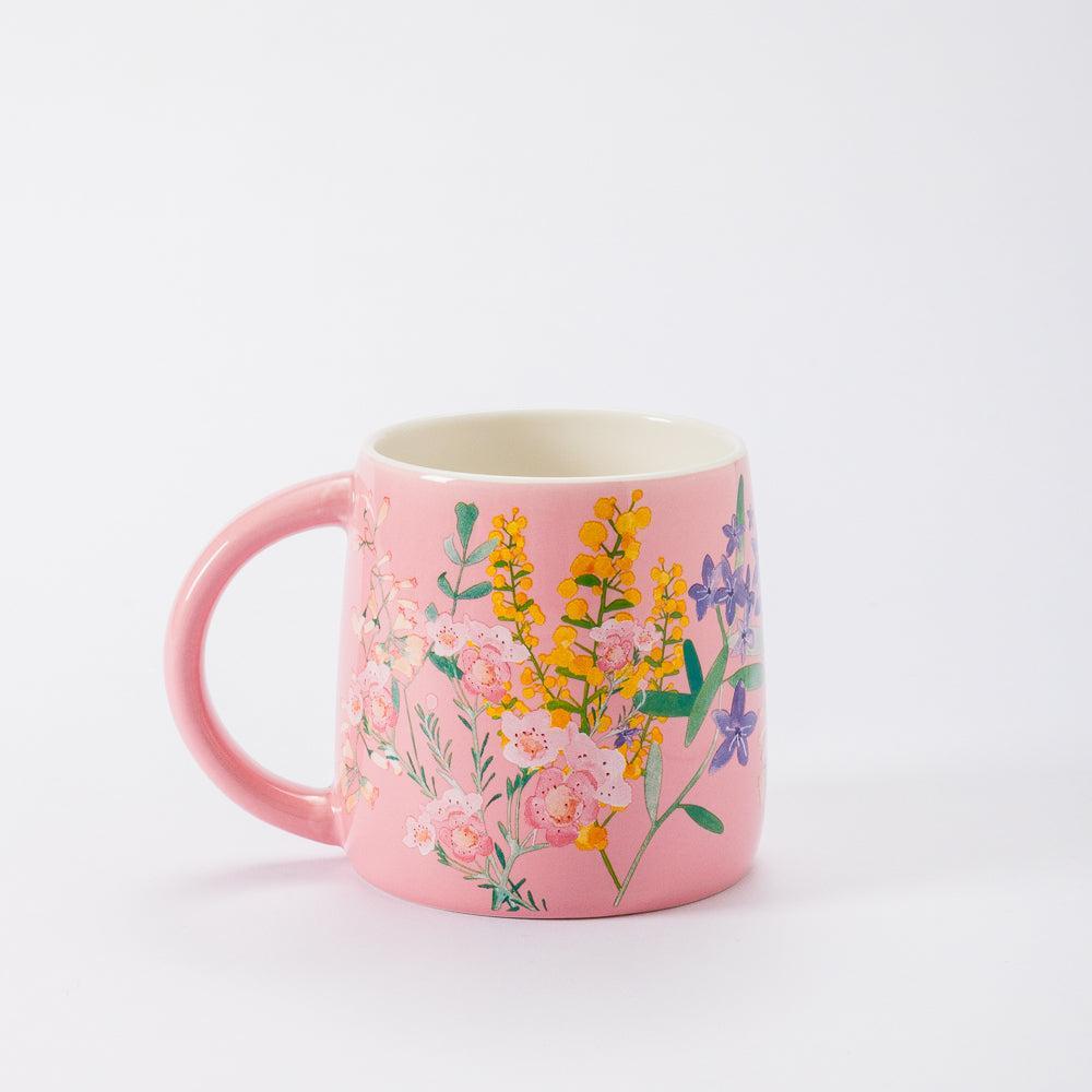 Maxwell & Williams Garland Mug Pink-Mugs