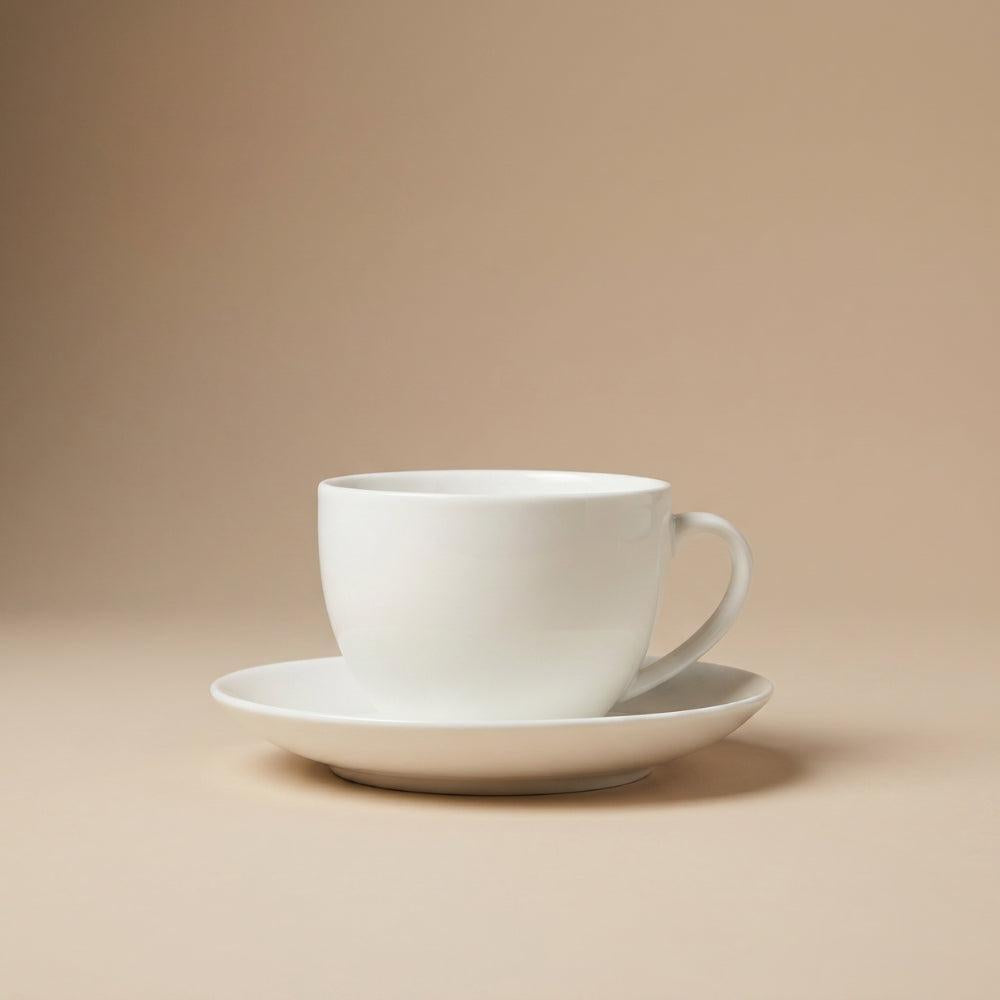 Maxwell Williams White Basics Cup and Saucer White-Tea Cups