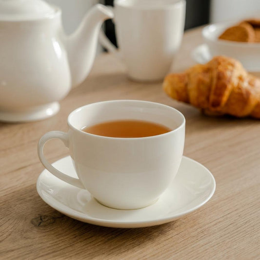 Maxwell Williams White Basics Cup and Saucer White-Tea Cups