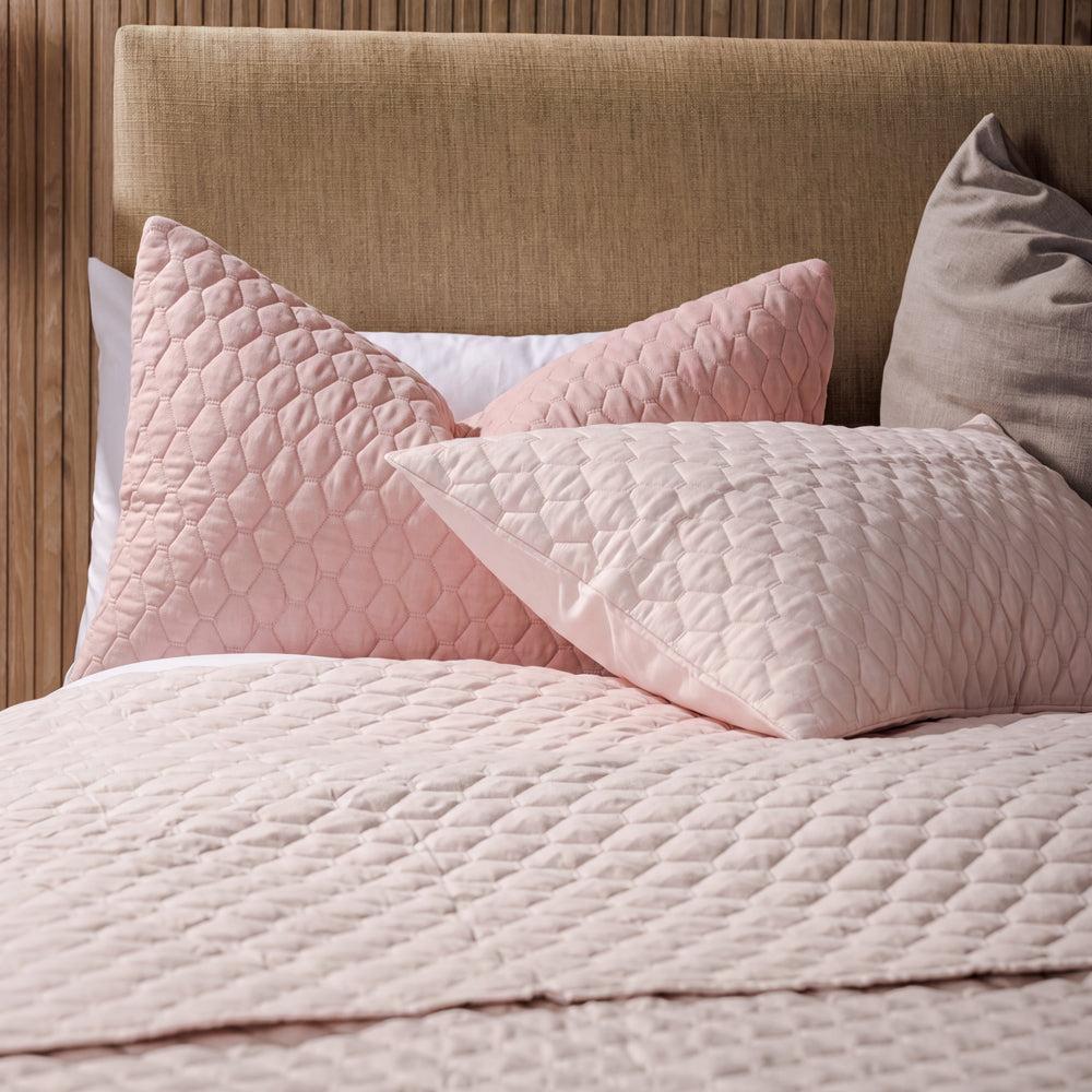 Mist Whisper Soft Premium Cotton Quilt Pink-Quilts & Comforters