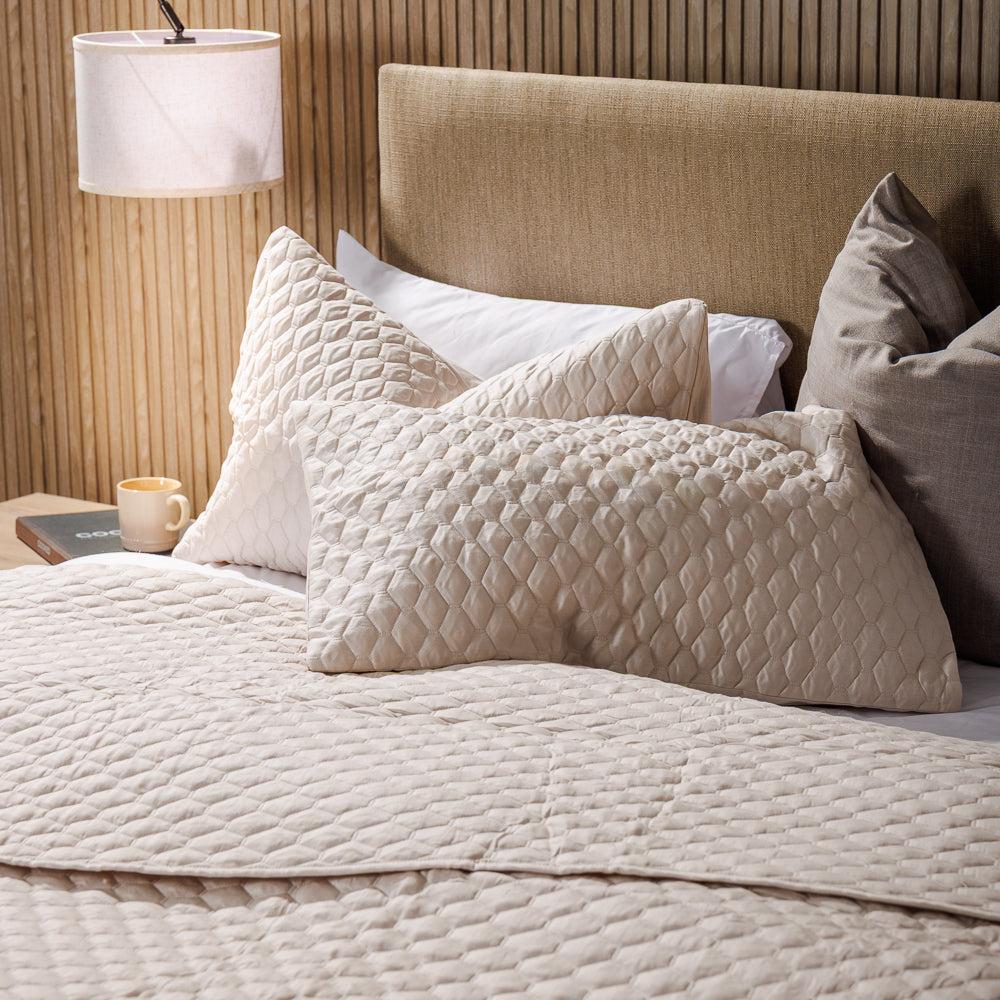 Mist Whisper Soft Premium Cotton Quilt Taupe-Quilts & Comforters