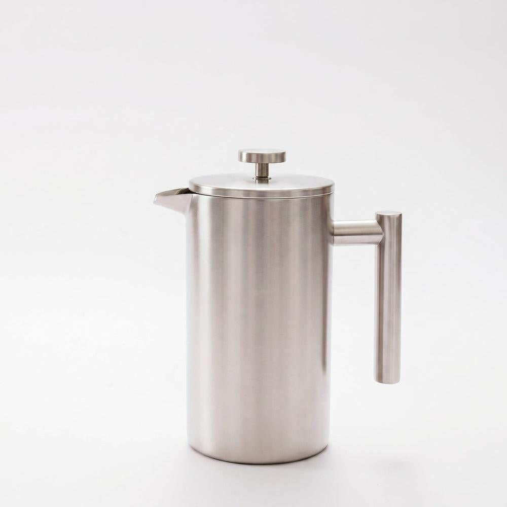 Moretti Café Coffee and Tea Plunger Stainless Steel Silver-Coffee