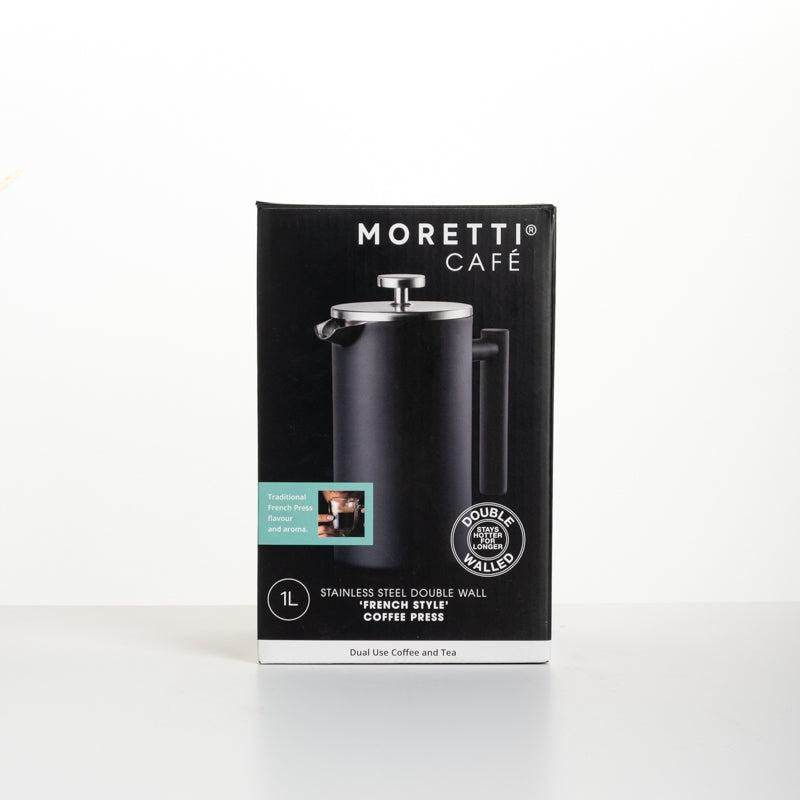 Moretti CafÃ© Coffee Plunger - Black