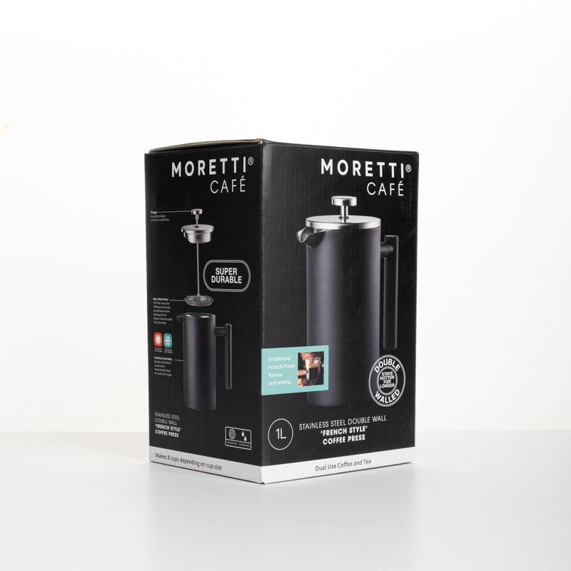 Moretti CafÃ© Coffee Plunger - Black