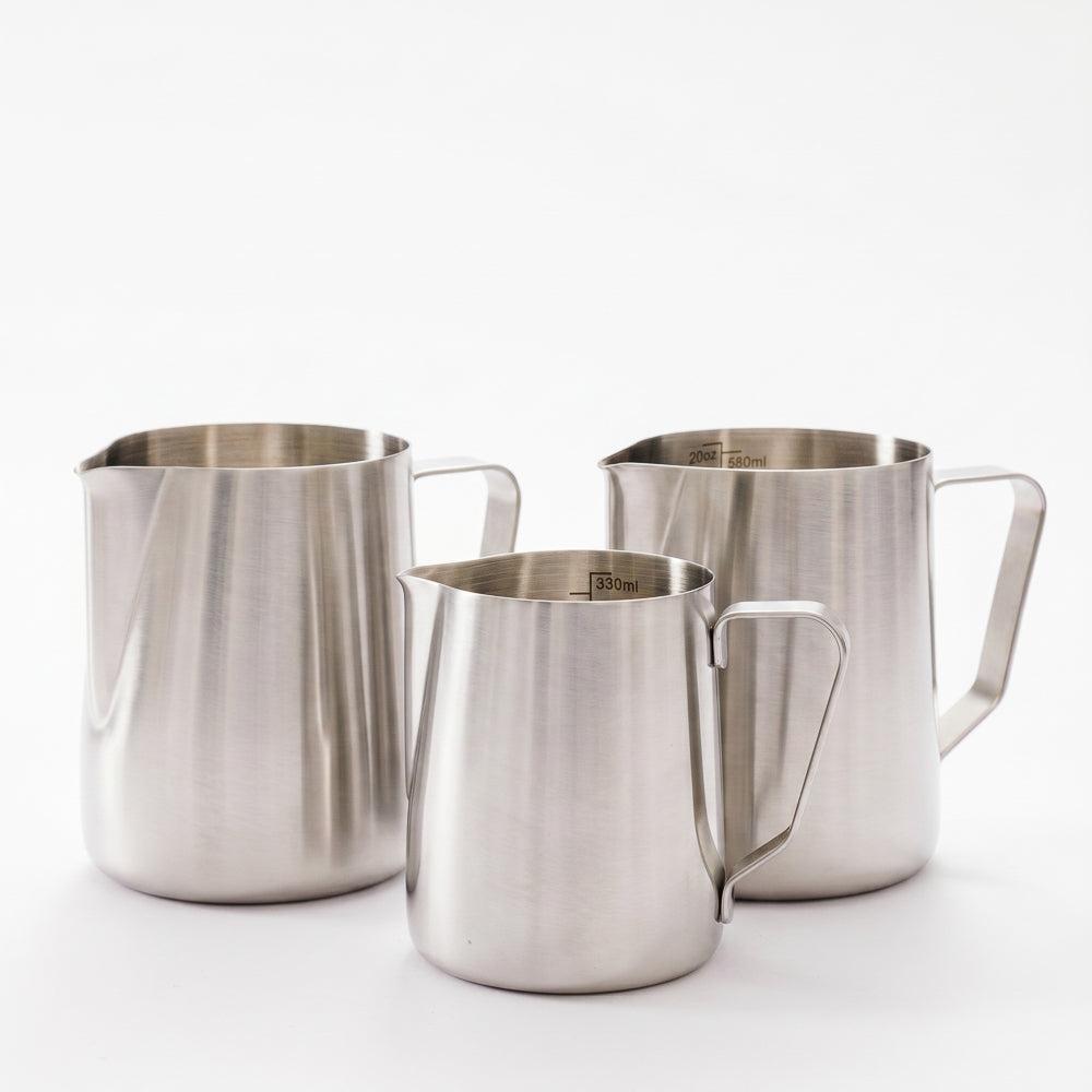Moretti Café Milk Jug Stainless Steel Silver-Coffee