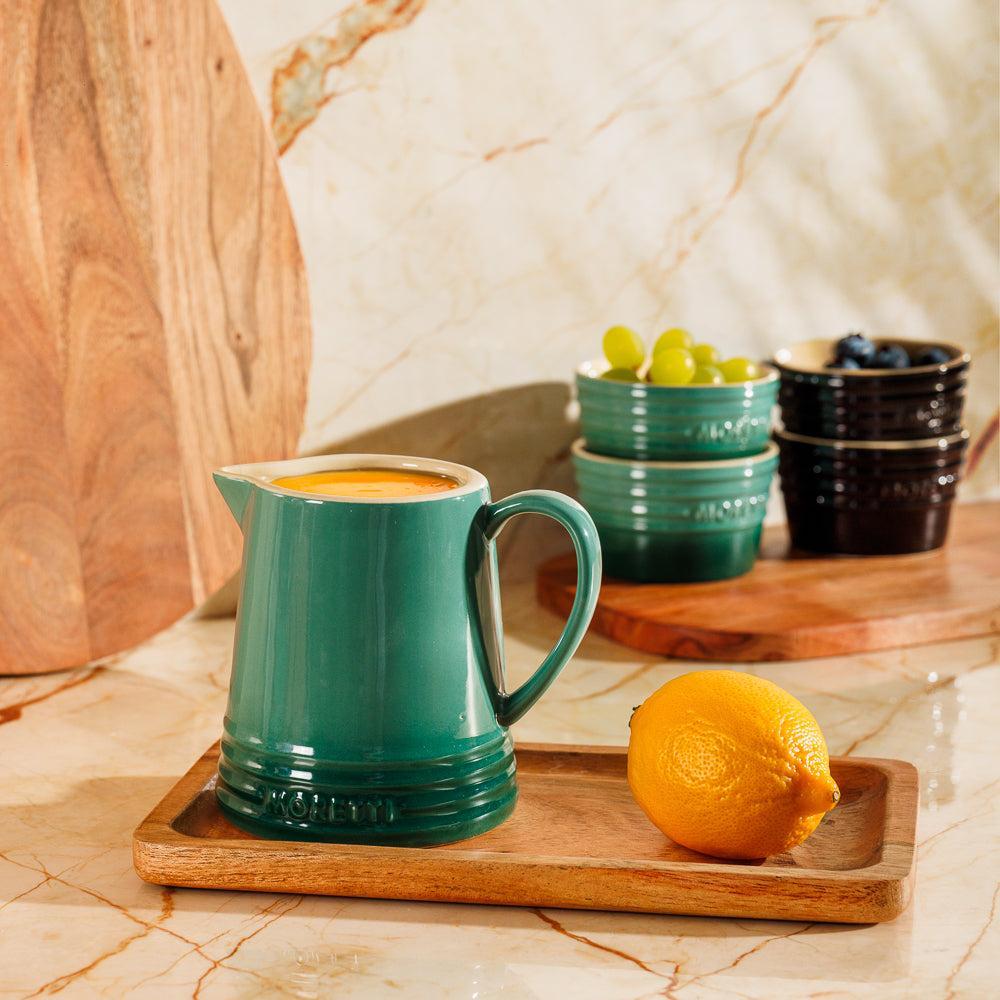 Moretti Casa Stoneware Jug Moss 500ml-Jugs