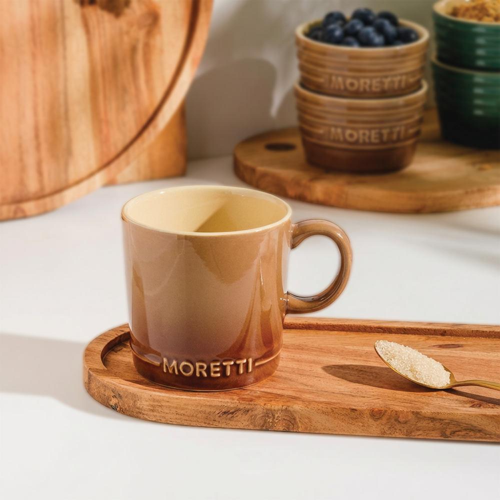 Moretti Casa Stoneware Mug Mocha-Mugs