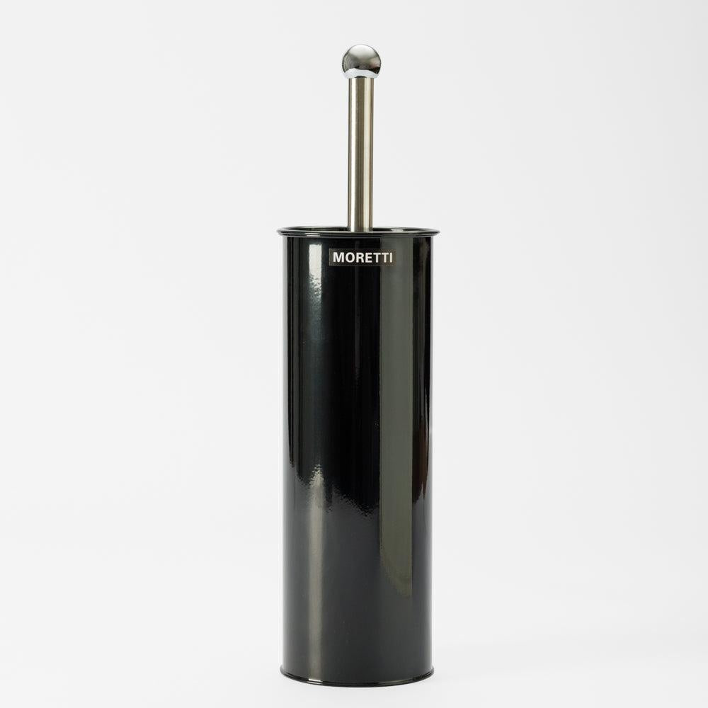 Moretti Gloss Finish Toilet Brush Black-Toilet Brushes