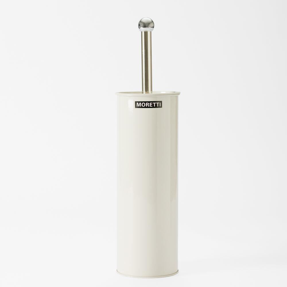 Moretti Gloss Finish Toilet Brush Cream-Toilet Brushes