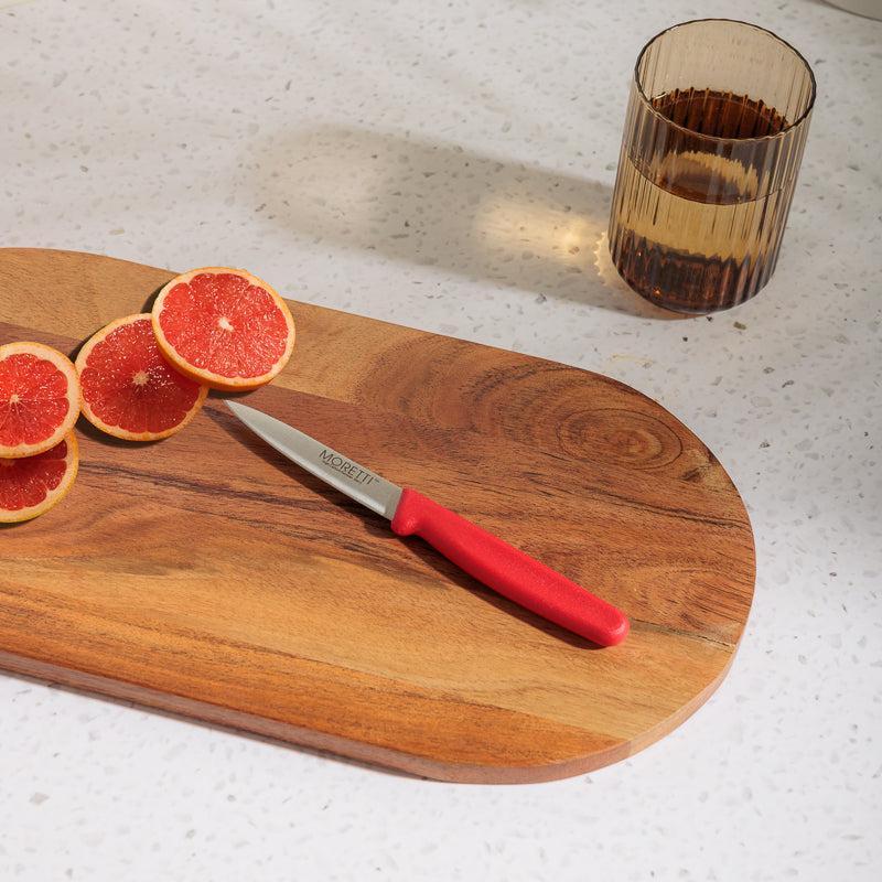 Moretti Pro Paring Knife 3.5 Inch - Red-KITCHEN