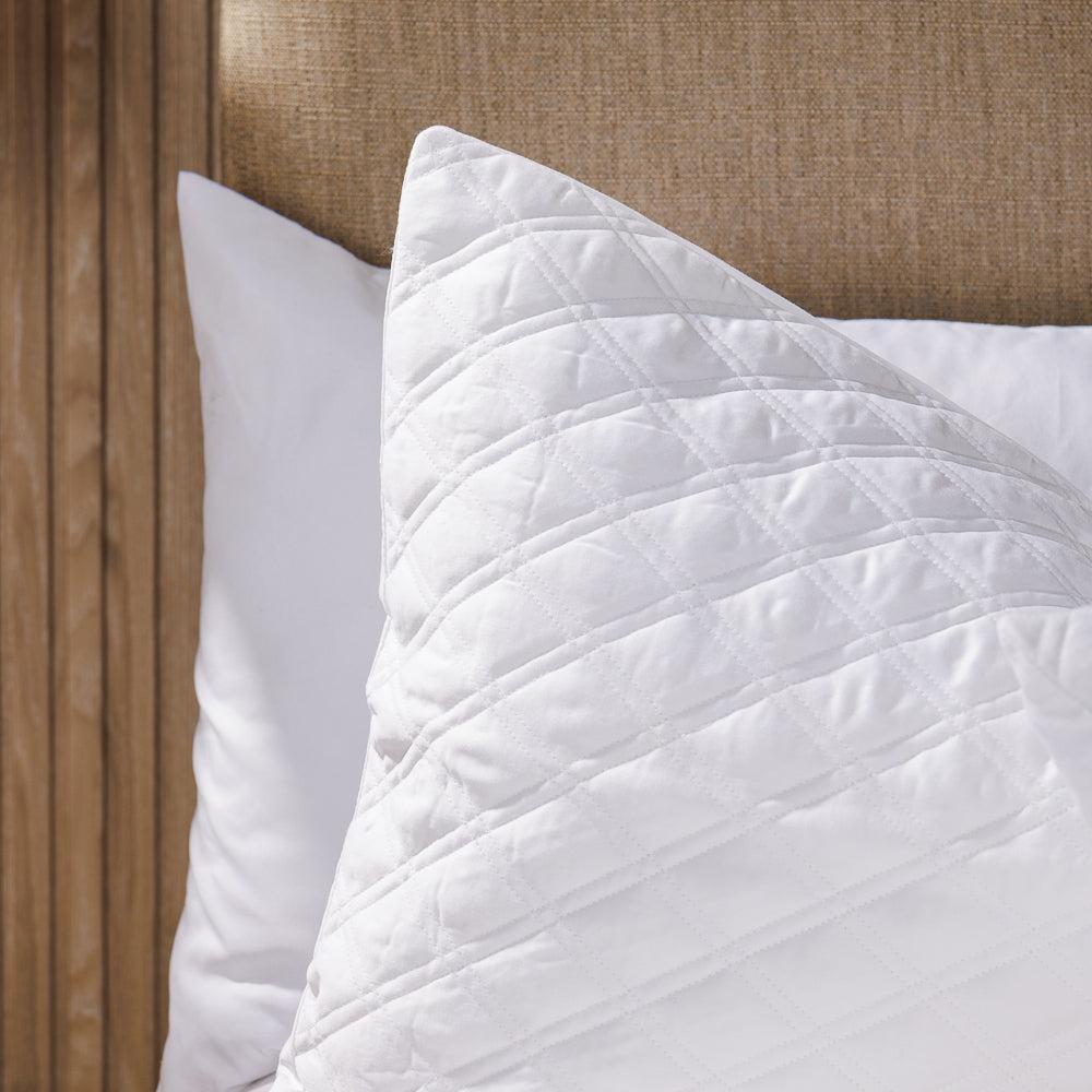 Moss Whisper Soft Premium Cotton Quilt White-Quilts & Comforters