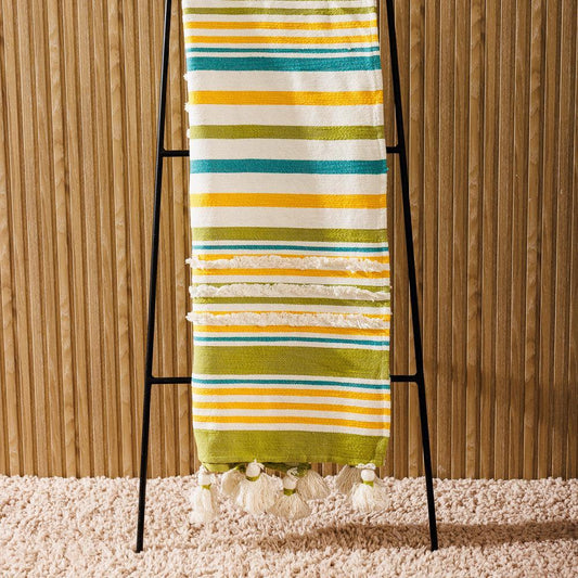 Nest Chenille Throw Citron-Throws