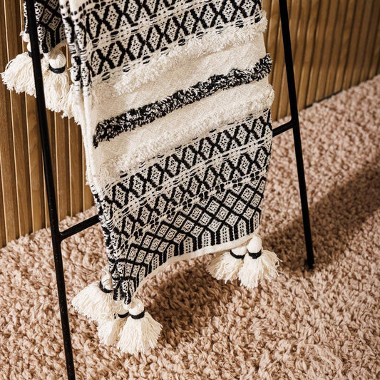 Nest Chenille Throw Graphite-Throws