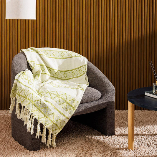 Nest Chenille Throw Sage-Throws