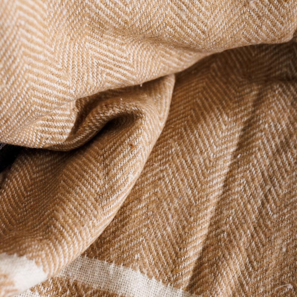 Nest Chenille Throw Sandstone-Throws