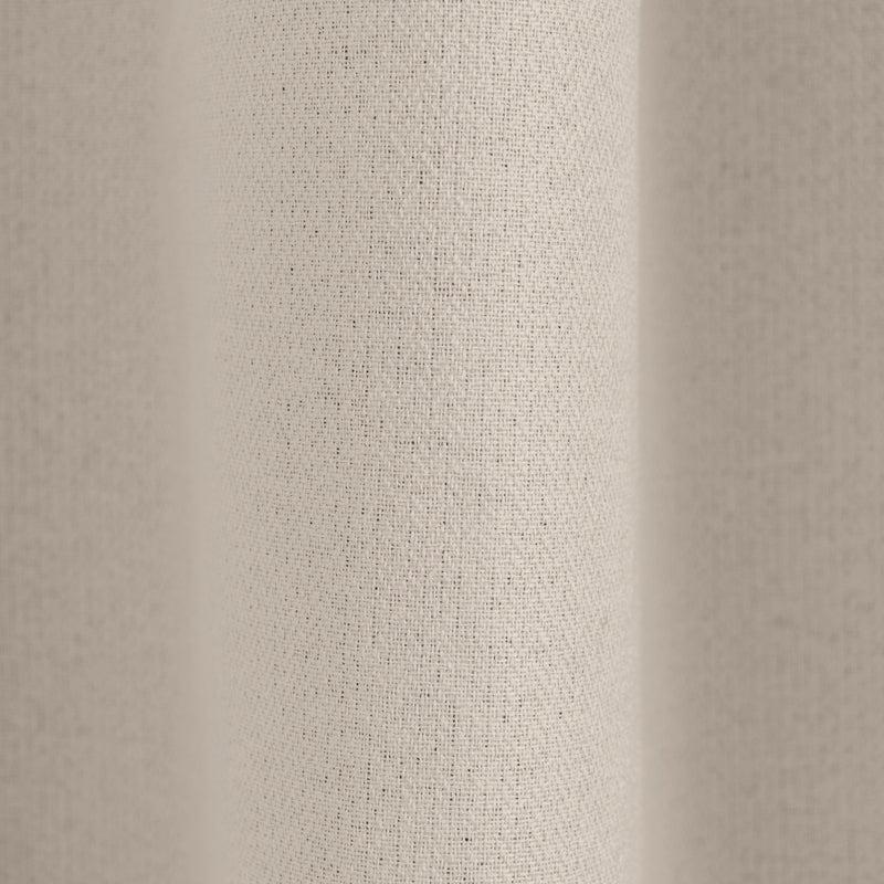 Nest Chevron Ultra Blockout Eyelet Unlined Curtain - Natural-Curtains