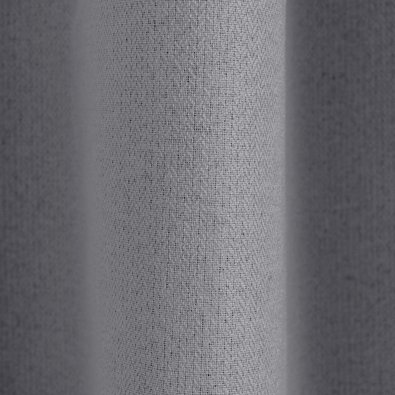 Nest Chevron Ultra Blockout Taped Unlined Curtain - Charcoal-Curtains