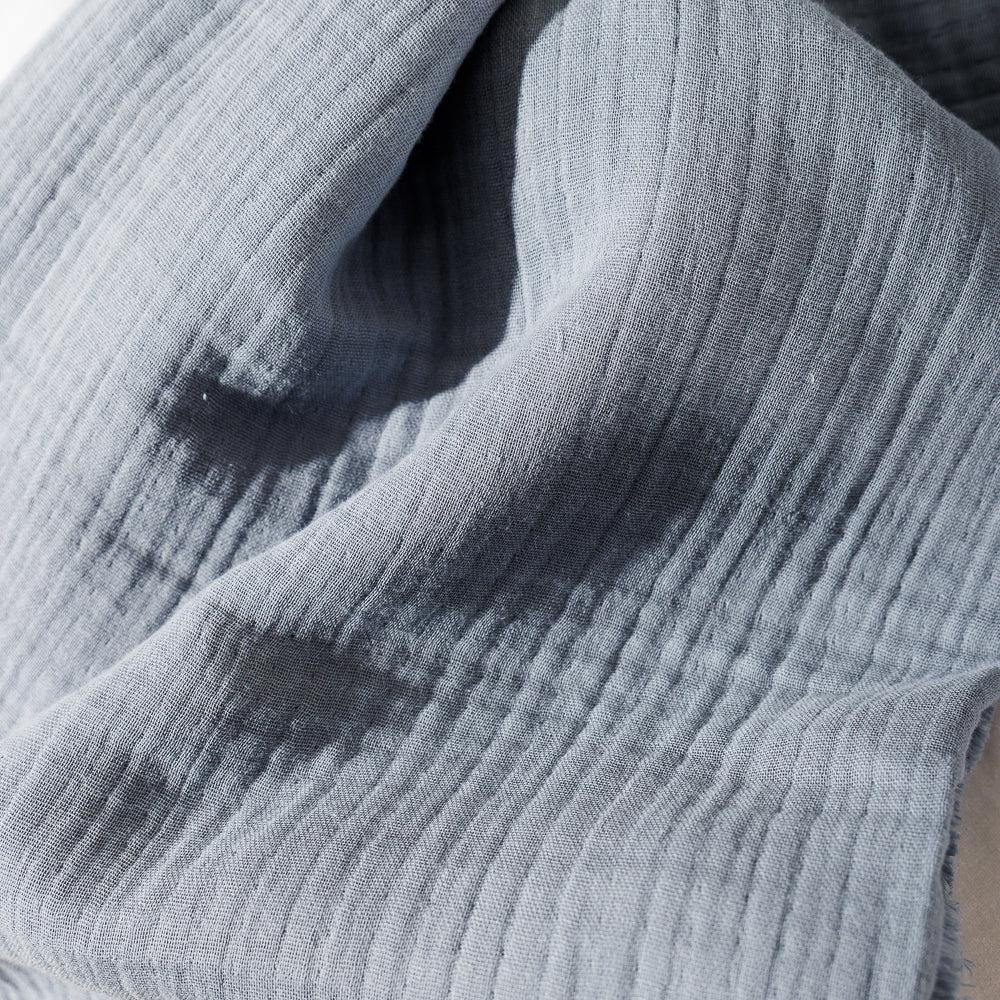Nest Cotton Throw Light Blue-Throws