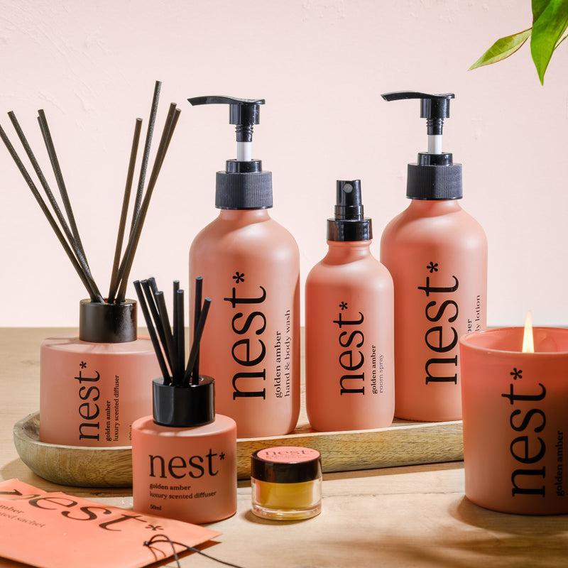 Nest Shades Golden Amber Diffuser 50ml-Diffuser