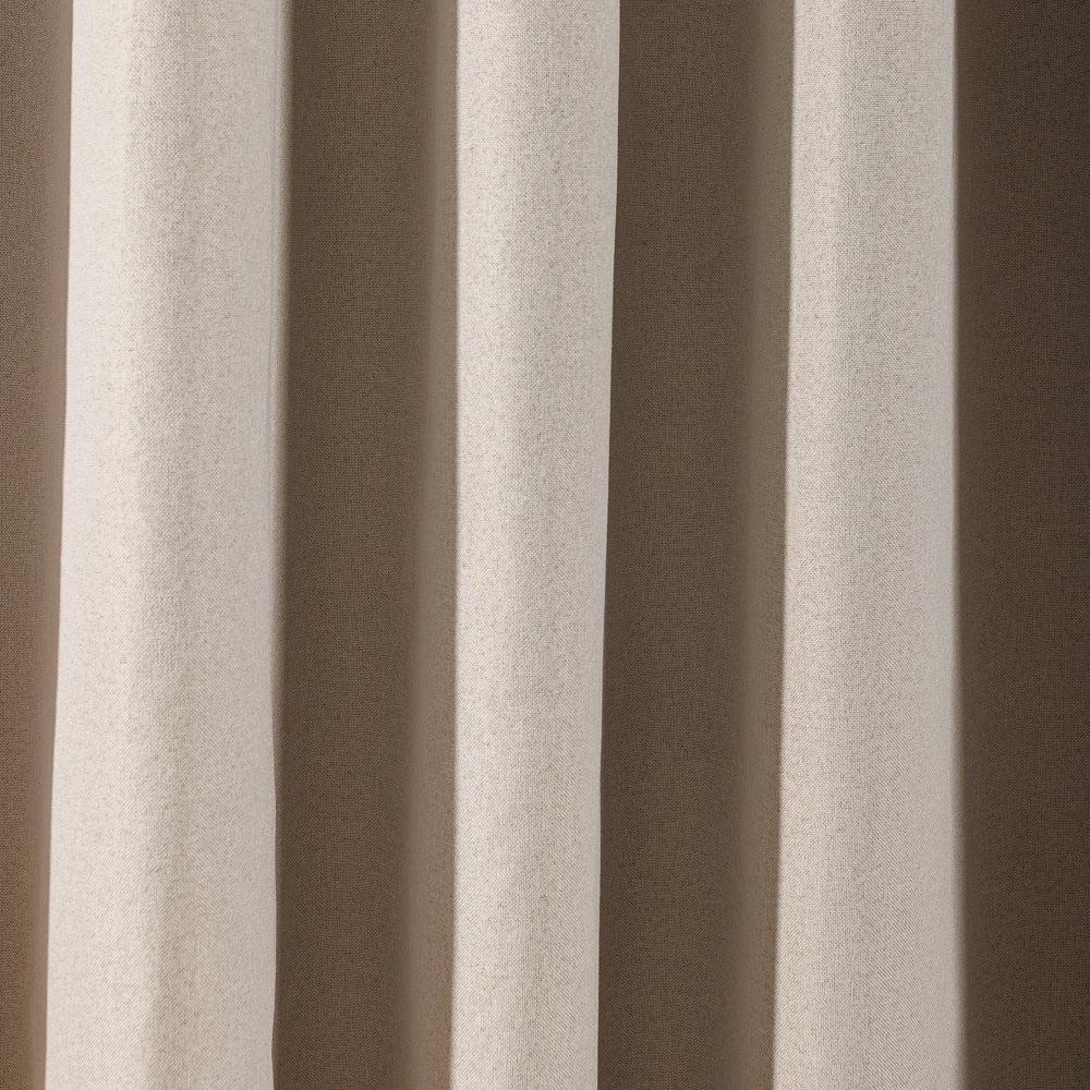 Nest Ultra Blockout Taped Curtain Natural-Curtains